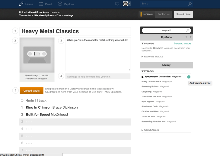 DJ Crates and Library